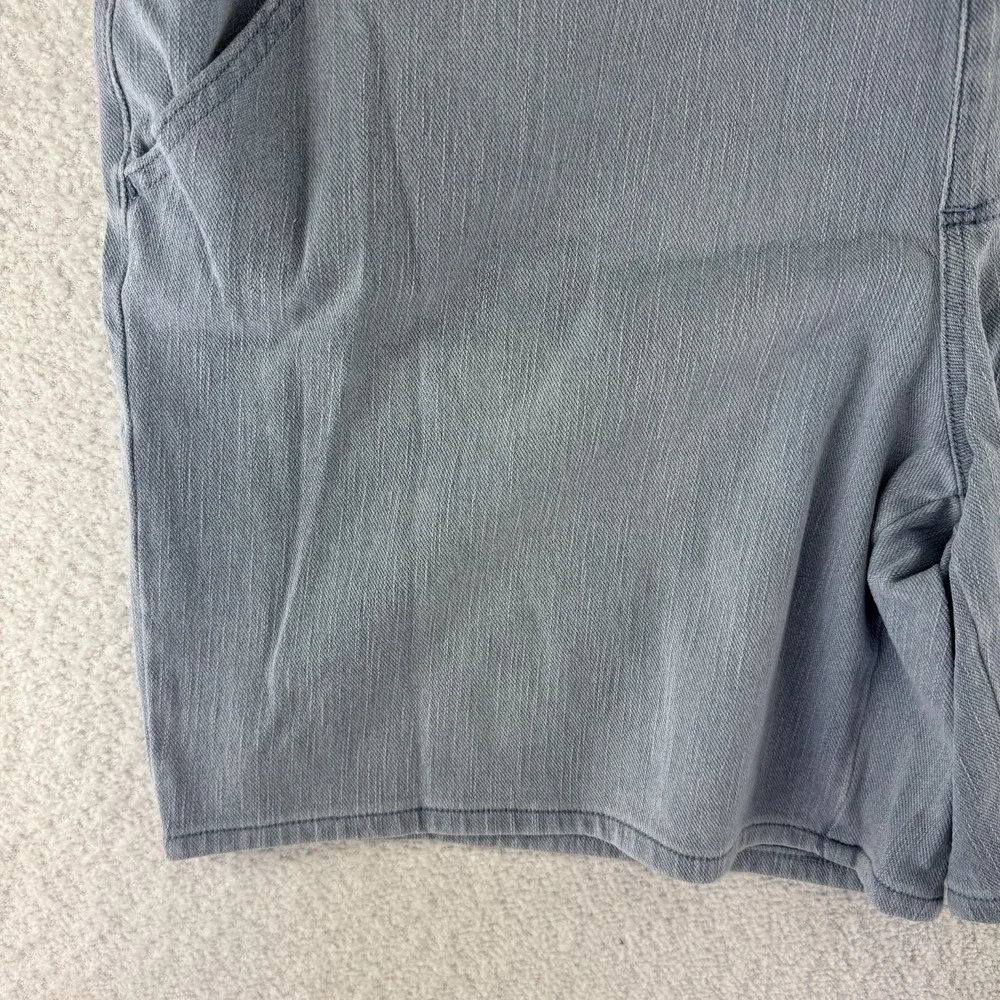 Belle by Kim Gravel Flexibelle Denim Shorts 28W Bleach Wash Blue